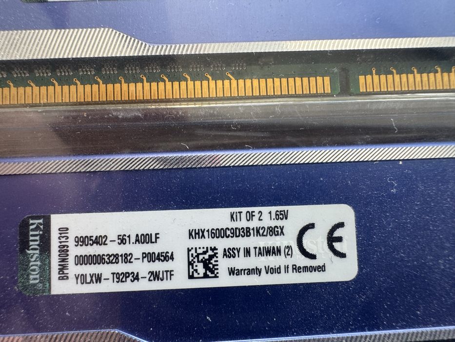 Оперативна пам’ять Kingston HyperX Blu DDR3 — 2 планки