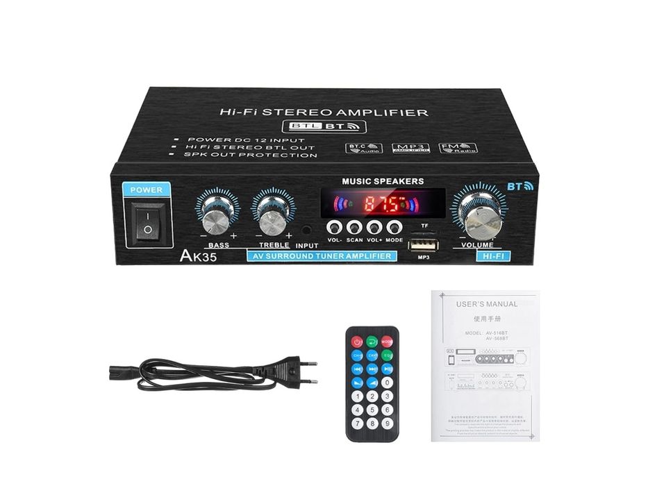 Mini amplificador digital de áudio