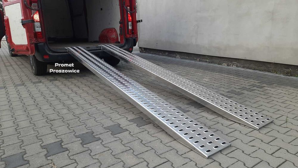 Najazdy Aluminiowe 3,5m x 30cm LOHR 2,2T Podjazdy na Skrzynię Plandekę
