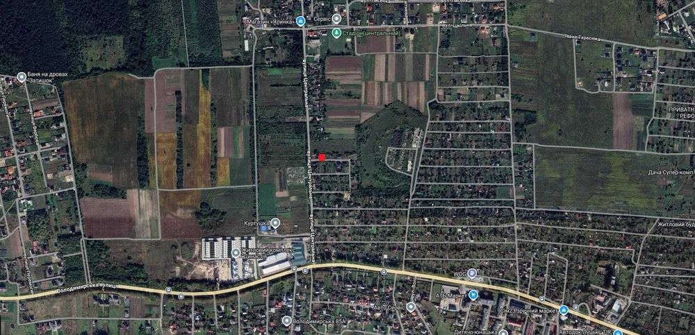 Перспективна ділянка на околиці міста!