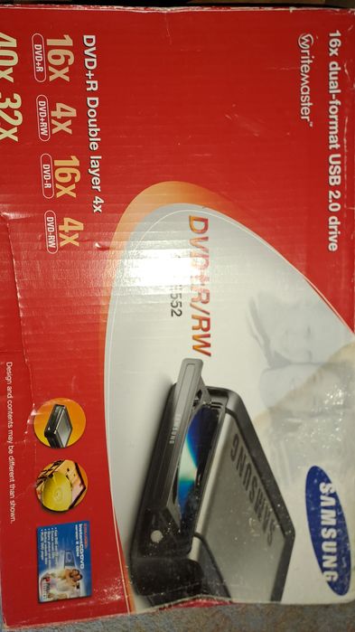 Leitor gravador DVD externo Samsung TS-E552U