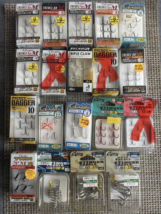 Воблери Smith Luna 47  Megabass range vib  шнур  флюорокарбон Sunline трійники gamakatsu
