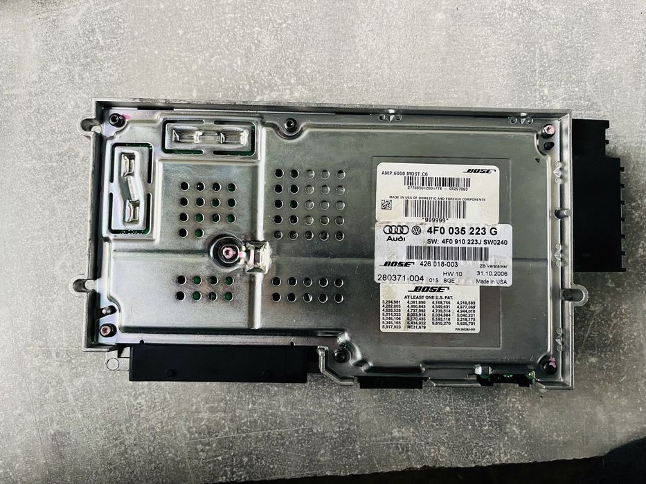 Підсилювач Звуку Bose Audi A6 C6 Посилювач Музикики Уселитель Ауді бос