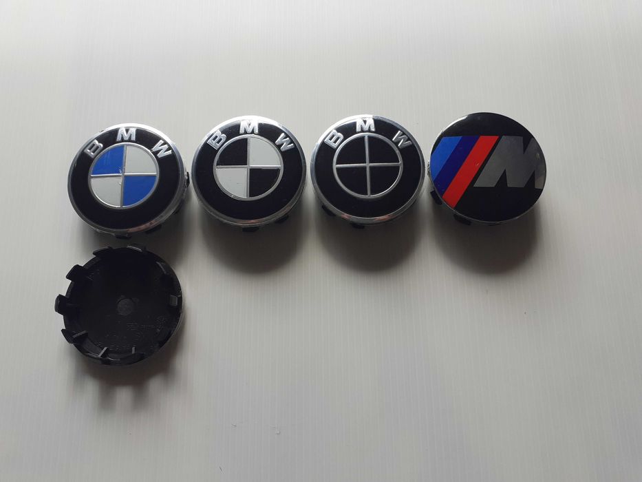 Centros/tampas de jante completos BMW com 56, 60, 65 e 68 mm