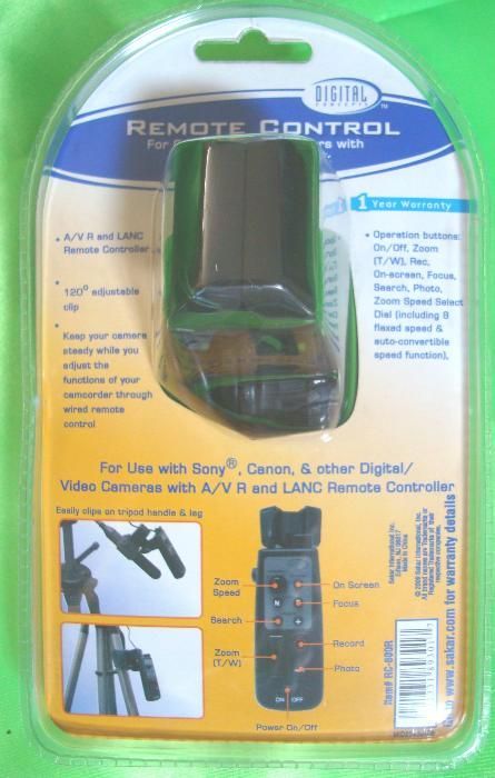 Comando câmara de video sony ou canon64751000630785121