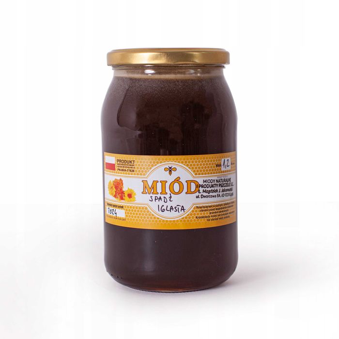Zestaw miodów 2x 1200G - SPADŹ IGLASTA I LIPOWY