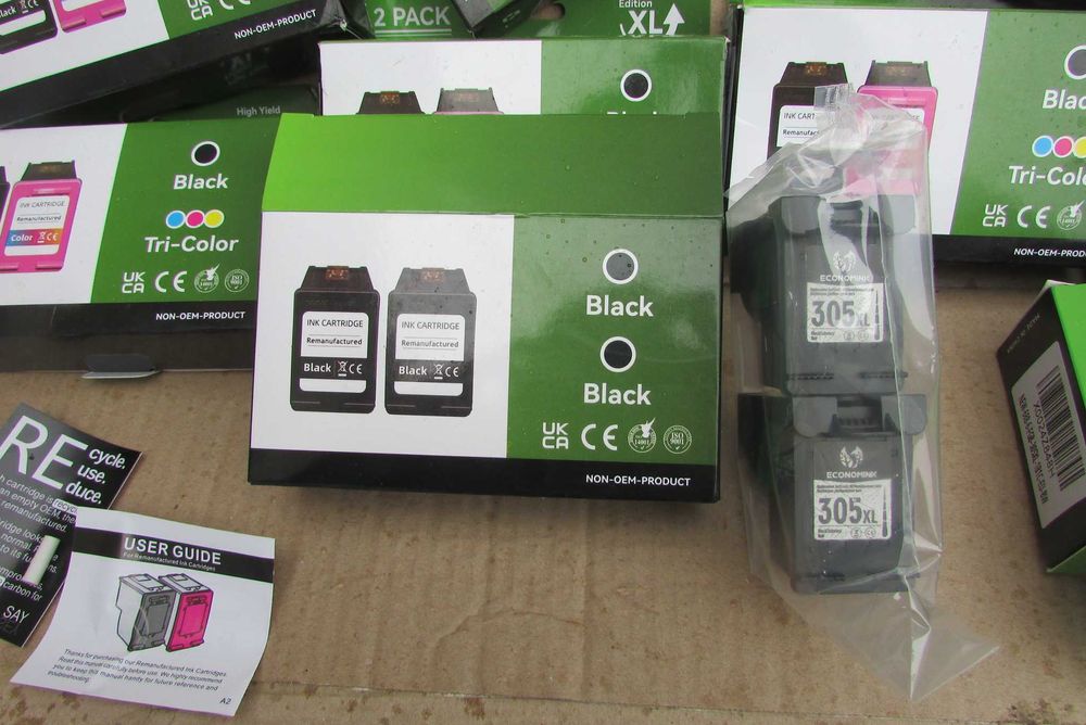 Картридж 305 XL чорний, кольоровий, 2 штуки - комплект для HP 305XL