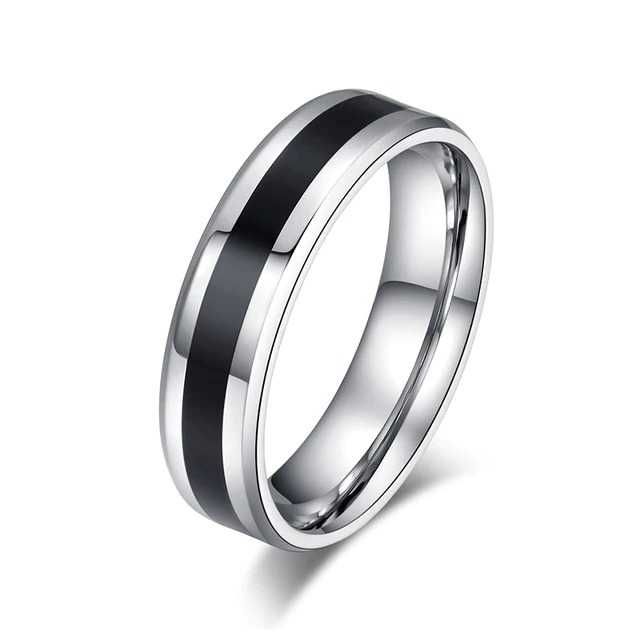 Aliança 4mm e 6mm em Aço para Casamento ou Namoro- REF00004