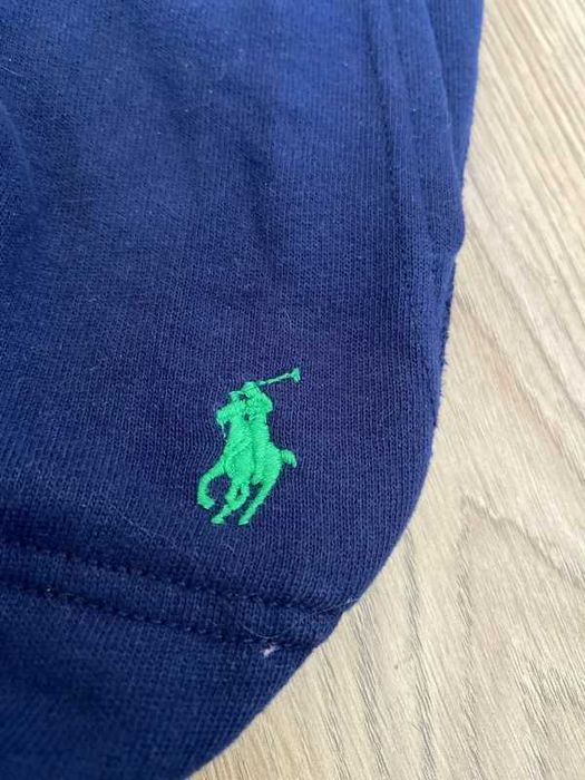 Spodnie dresowe Ralph Lauren Logo haft S navy granatowy sport style