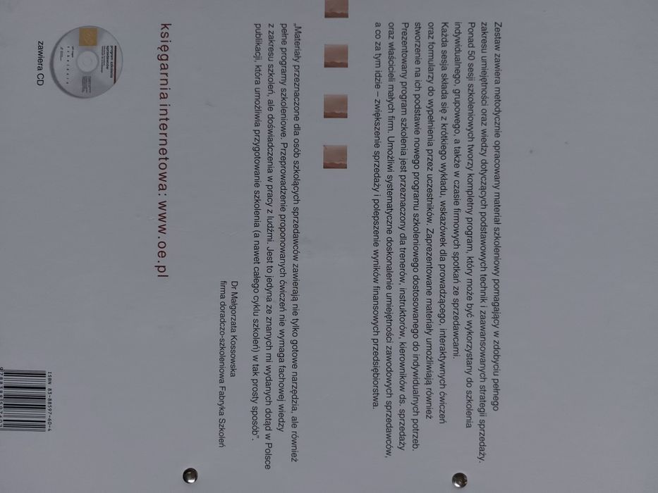 Materialy dla trenerow - Program szkolenia sprzedawcow Jeff Magee