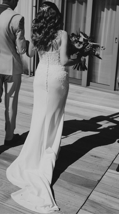 Suknia ślubna PRONOVIAS + jedwabny welon