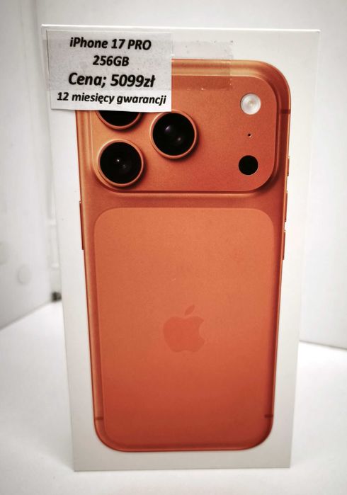 (Nowa dostawa 10.08.2026) Apple iPhone 17 PRO 256GB