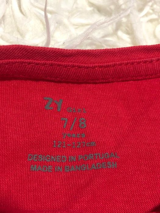 Lote 3 t-shirts 7 anos
