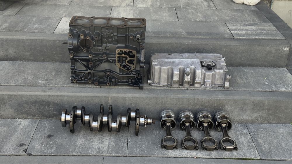 Мотор Двигатель 2.0 tdi CBB CBA по запчастинам двигун Common rail VW B6 TIGUAN Skoda A5