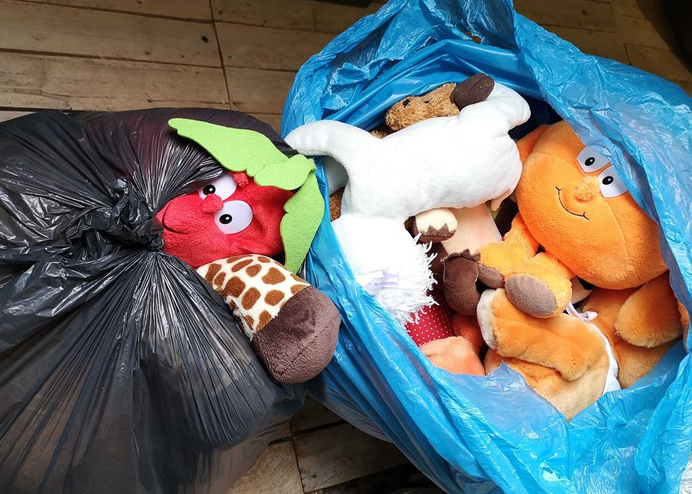 Pluszaki, maskotki,  używane za darmo. Kilkadziesiąt sztuk