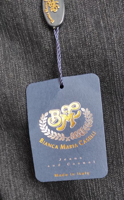 Джинси чорні з камінцями Італія