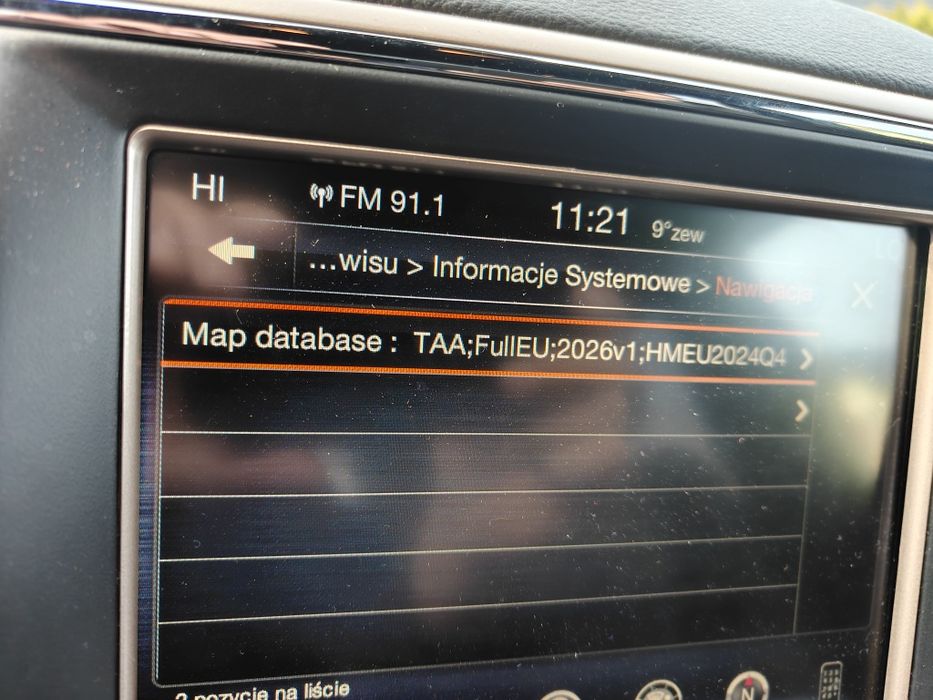 Polskie Menu Uconnect 8.4 12 Chrysler Dodge Jeep LAMPY USA EU MAPA