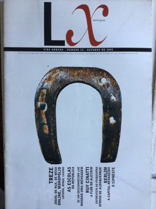 Lx Metrópole - Vida Urbana, números 4, 7, 13 ano de 2002