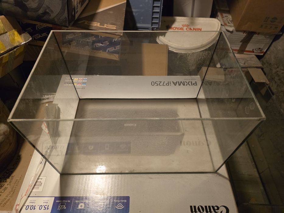 2x  akwarium 40x25x25 25l