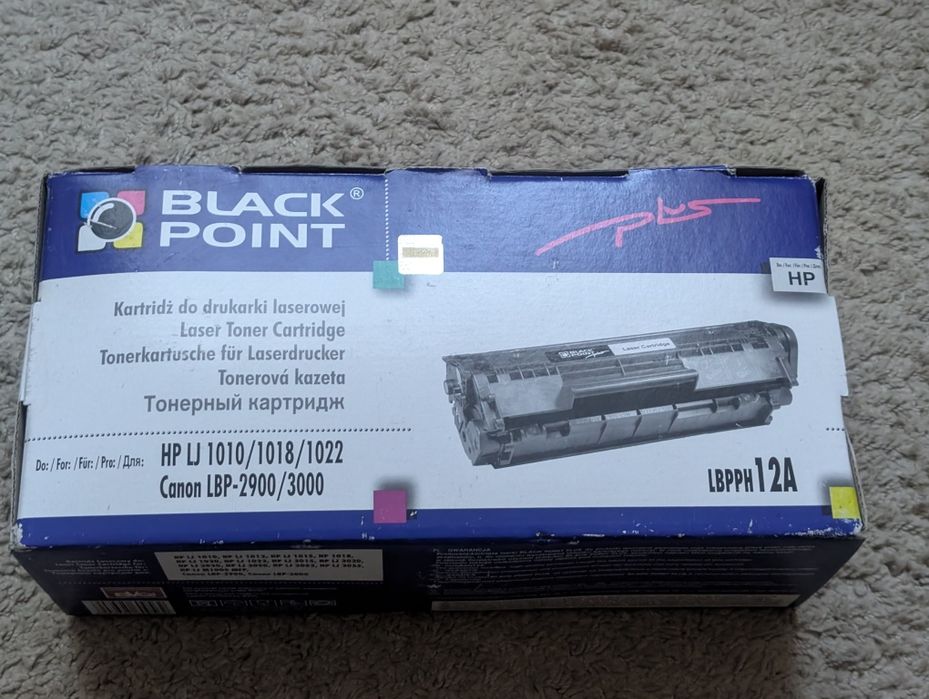 Toner Black Point LBPPH12A zamiennik HP 12A (Q2612A) czarny do drukarek laserowych HP LaserJet 1010/1018/1020/1022