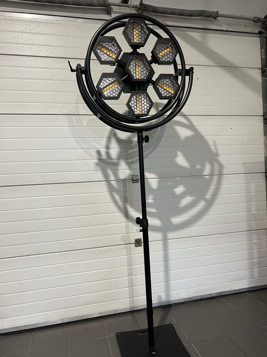 Lampa retro led 7x 60 rgbw