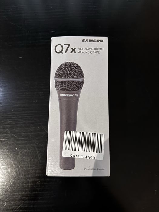 Microfone Dinâmico Profissional Samson Q7x (Novo)