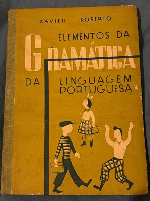 Livro antigo gramática portuguesa