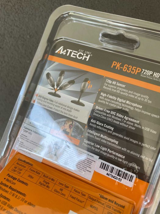 Kamera internetowa A4Tech HD PK-635P