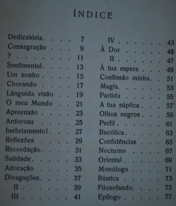 Abismo dos Meus Pensamentos de Maria Rosa da Costa (Edição 1941)