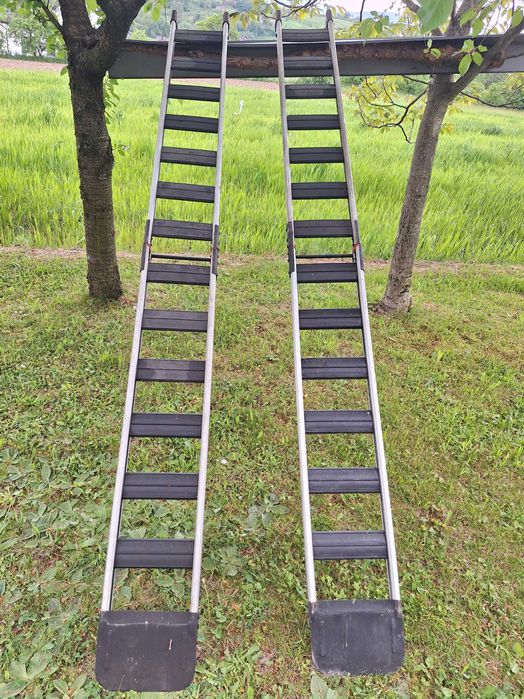 2x Najazdy dla skutera, kosiarki, quada, Hybrid ramp