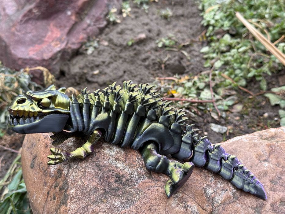 Godzilla 3D – szkielet tytana, ruchoma figurka 3D z otwieraną paszczą