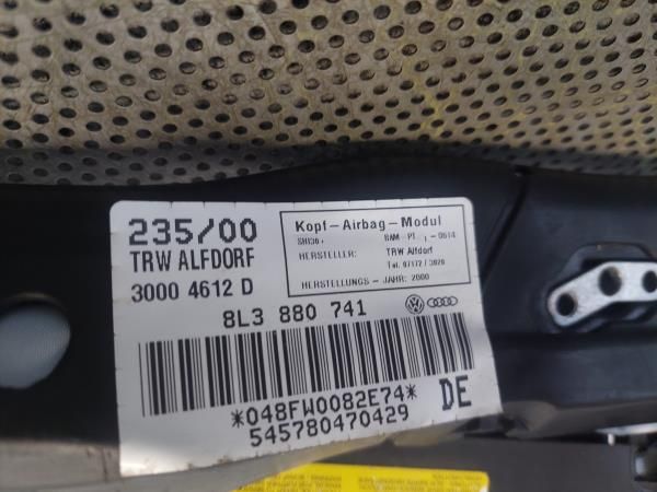 Airbag cortina esquerdo AUDI A3 (8L1)