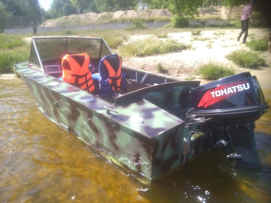 Прогресс 4,мотор Tohatsu M30, подьемник