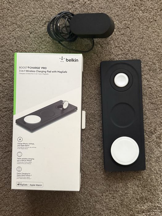 Carregador Wireless 3 em 1 (Belkin)