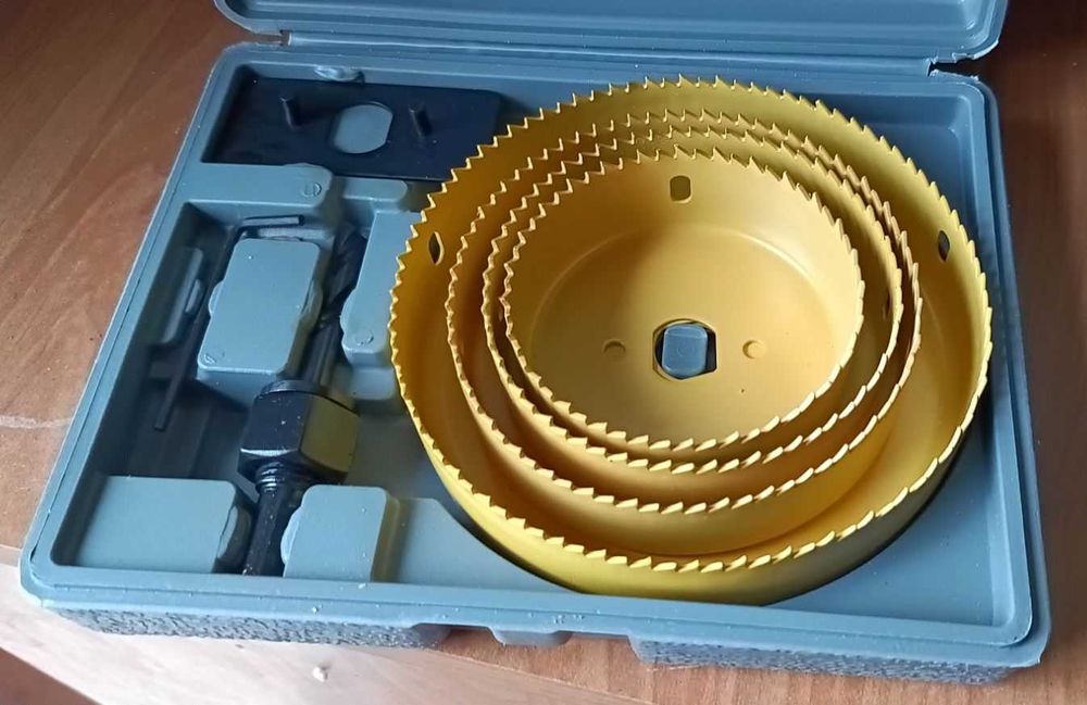 Otwornice do drewna,płyt - zestaw