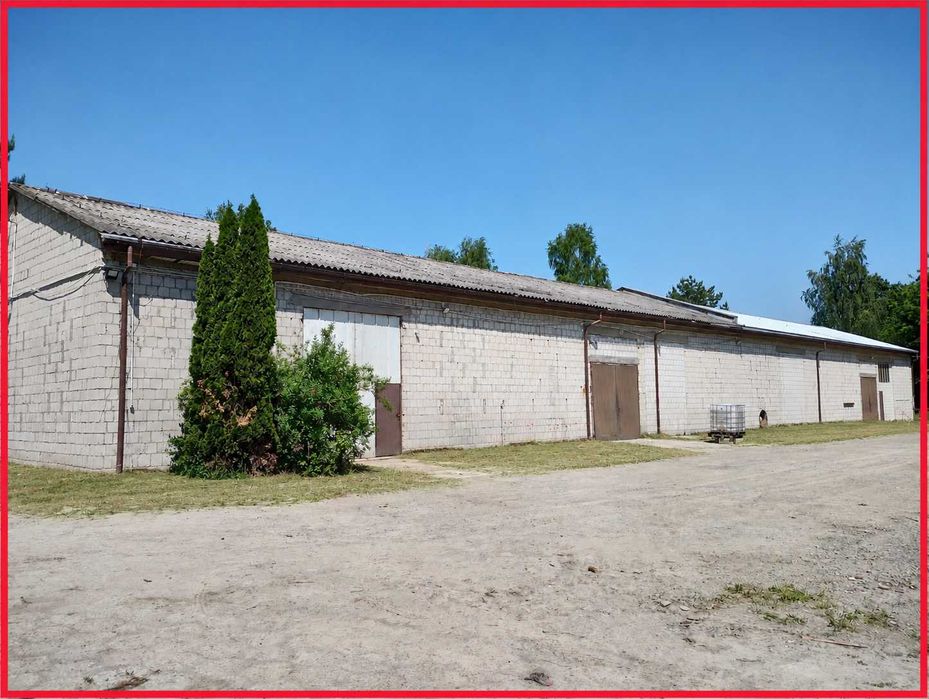 Hala produkcyjno-magazynowa, część o pow. 200m2