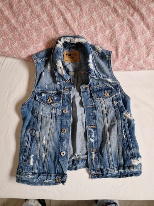 Casaco e Colete Denim