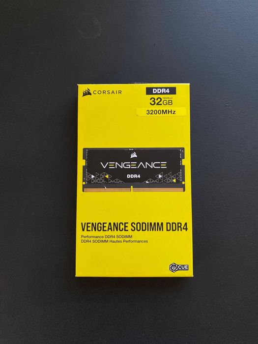 Memória Corsair Vengeance 32GB (2 x 16GB) PC4-25600 (DDR4-3200) SO-DIMM