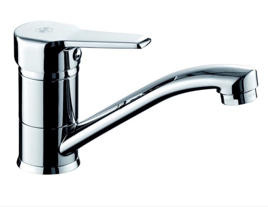Bateria umywalkowa stojąca Kfa BERYL wylewka 15 cm chrom