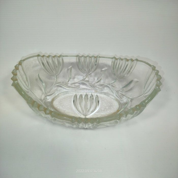 Żardiniera Gondola Szklana PRL