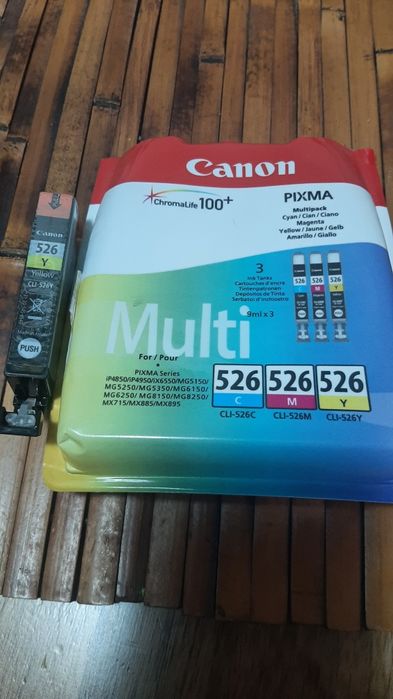 Tinteiro Impressora Canon Pixma Series Amarelo 526Y