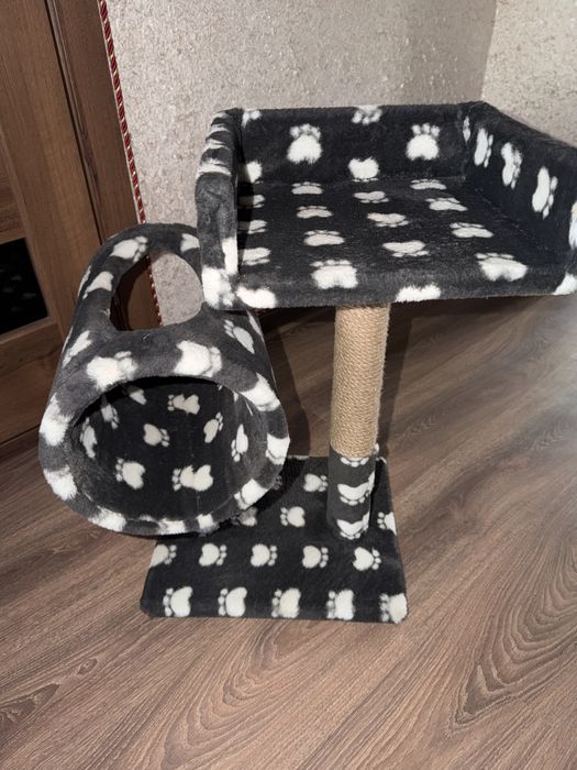 Будиночок для кота з лежанкою