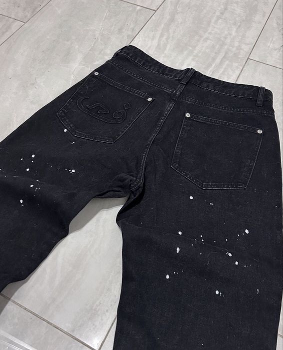 Black flared jeans