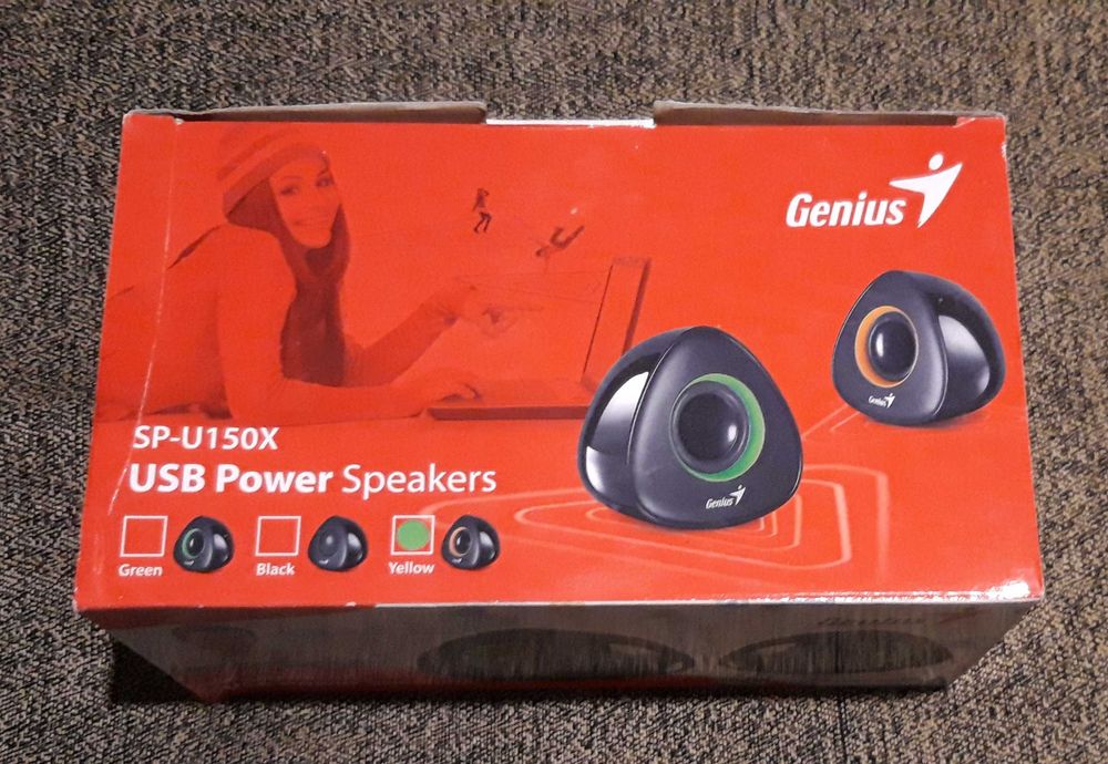 USB Stereo Speakers, GENIUS Sound Columns – BRAND NEW.64739242306945124