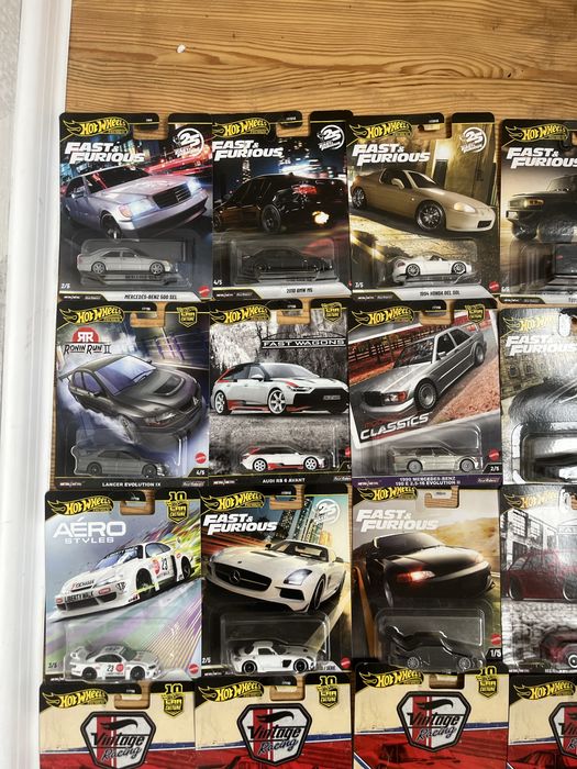 Моделі hot wheels premium car culture fast and furious