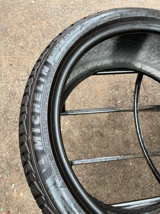 Шины бу 255 40 235 45 R 20 Michelin pilot alpin 5 разноширокий зима