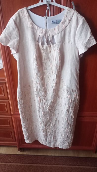 Garsonka, sukienka z żakietem 48/4xl