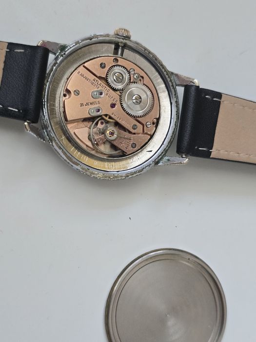 Zegarek Atlantic Worldmaster Super 21 Jewels Mechaniczny Swiss