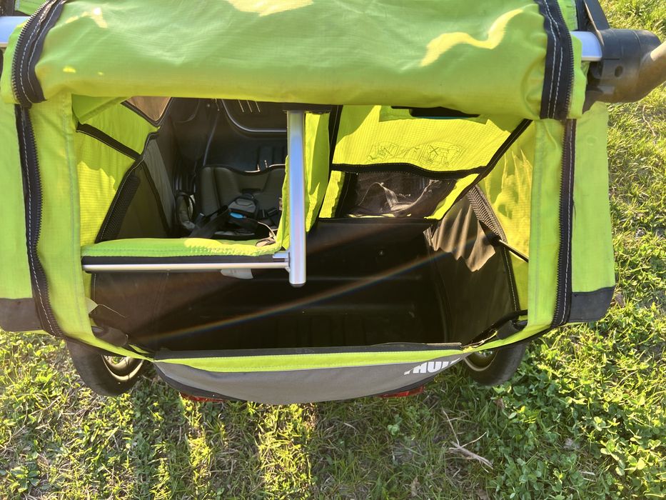 Przyczepka rowerowa Thule Cab 2 zielona