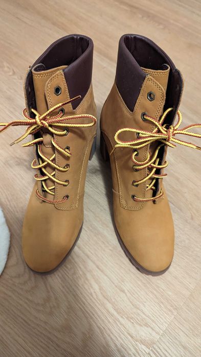 Timberland lace up allington 6 IN boot wheat nubuck & maintenance kit